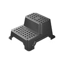 Doppeltrittstufe Trittleiter Kunststoff Bad-Hocker Kinderfußbank 200kg Tragkraft