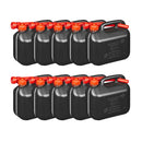 10x Kraftstoffkanister 5L sw Kunststoff Reserve Diesel Benzinkanister