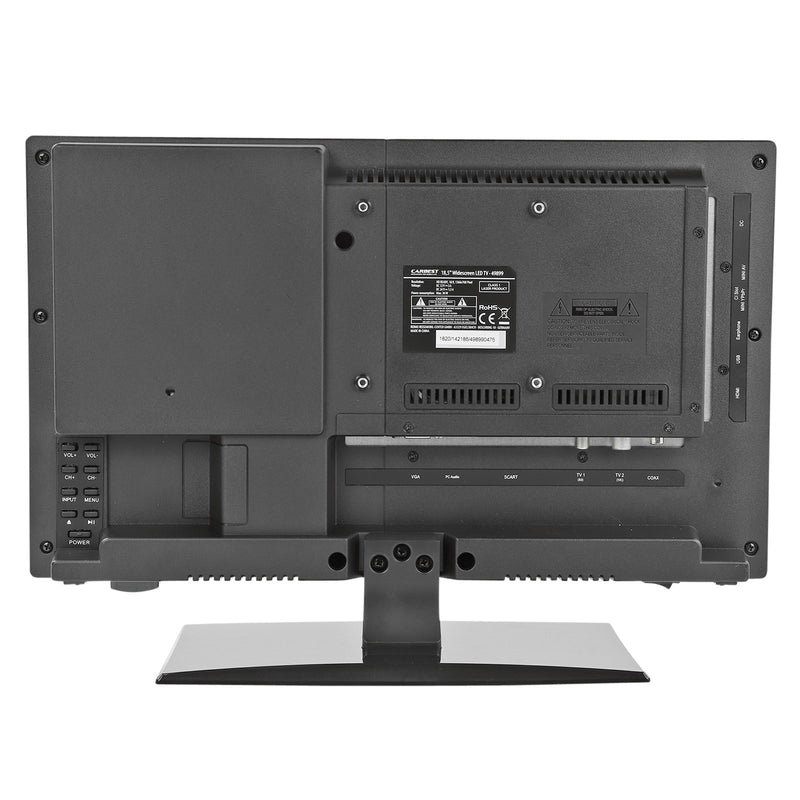Carbest LED TV 18,5" DVB-T2, S2, C DVD Player USB 12 & 220V HDMI DVBT-Antenne