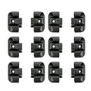 12x Endstücke für Fensterleiste Scharnierleiste Schwarz L+ R für Wohnwagen