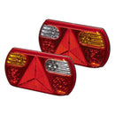 LED Rückleuchte 6 Funktionen – 296x142 mm, 32 LED, rechts links, IP67,