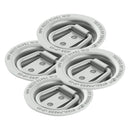 4er Set SPP UP-03 Zurrmulde rund –  , 250 daN (250 kg) Zugkraft