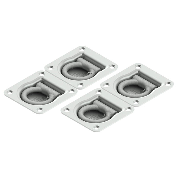 4er Set SPP UP-01 Zurrmulde einfach –  , 800 daN (800 kg) Zugkraft