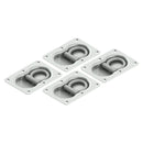 4er Set SPP UP-02 Zurrmulde zweifach –  , 1000 daN (1000 kg) Zugkraft