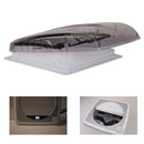 Dachfenster Carbest VanVent 40x40cm Rauchgrau Led Beleuchtung Belüftung Rollo FFB