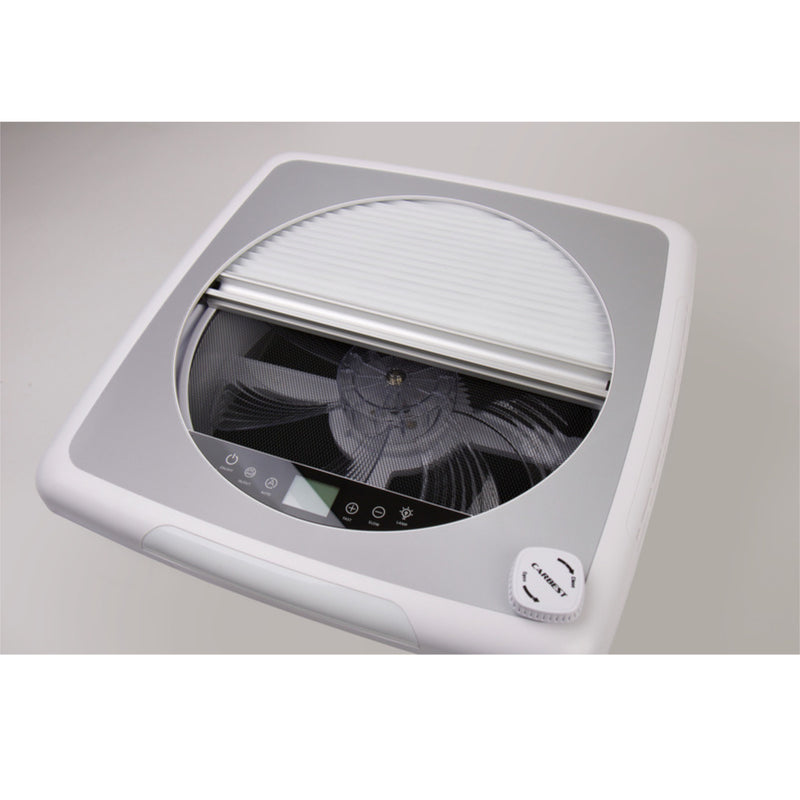 Dachfenster Carbest VanVent 40x40cm Schwarz Led Beleuchtung Belüftung Rollo FFB