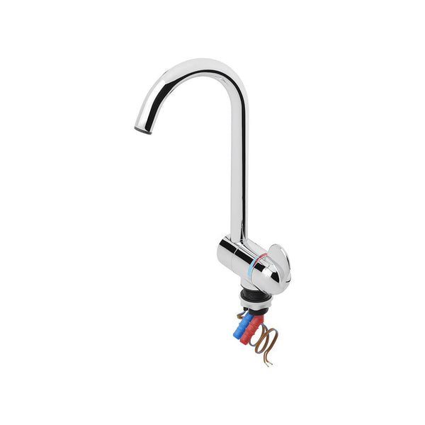 Mischbatterie Style 3000 Ø27 mm – Metallauslauf, 12V, klappbar, Chrom, für Wohnmobil & Boot