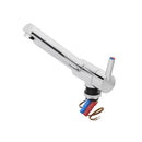 Mischbatterie 12V Ø27 mm – Gerader Auslauf, mit Mikroschalter, für Wohnmobil & Boot