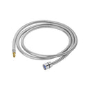 Brauseschlauch Metall 1,5 m – 3/8 drehbar, 1/2 Zoll Anschluss, Chrom