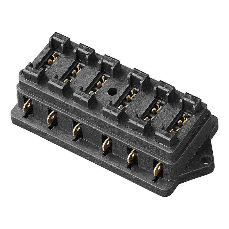 Verteilerdose 6-fach – Anschlussbox für Flachsicherungen Anhänger, Boot, Wohnmobil