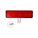 Rückleuchte 12/24V 2 Funktionen 135x38mm LED mit Halter schwarz – Hochwertige LED Beleuchtung