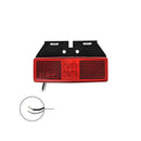 Positionsleuchte hinten 12/24V rot 110x40mm LED mit Halter – Hochwertige LED Beleuchtung