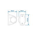 Umrissleuchte 12/24V rot/weiß/orange 101x82mm LED – Hochwertige LED Beleuchtung