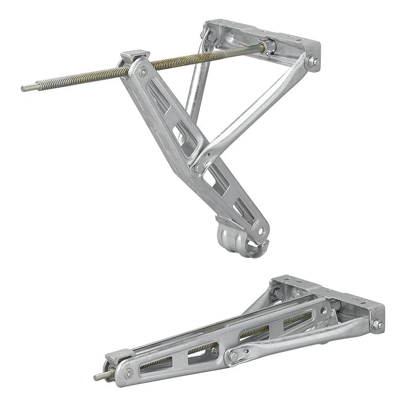 2er Set Ausdrehstütze 1500 kg 619 mm – Stabile Eckstütze für Wohnwagen