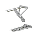 4er Set Ausdrehstütze 1500 kg 677 mm mit Montageplatte – Eckstütze für Wohnwagen