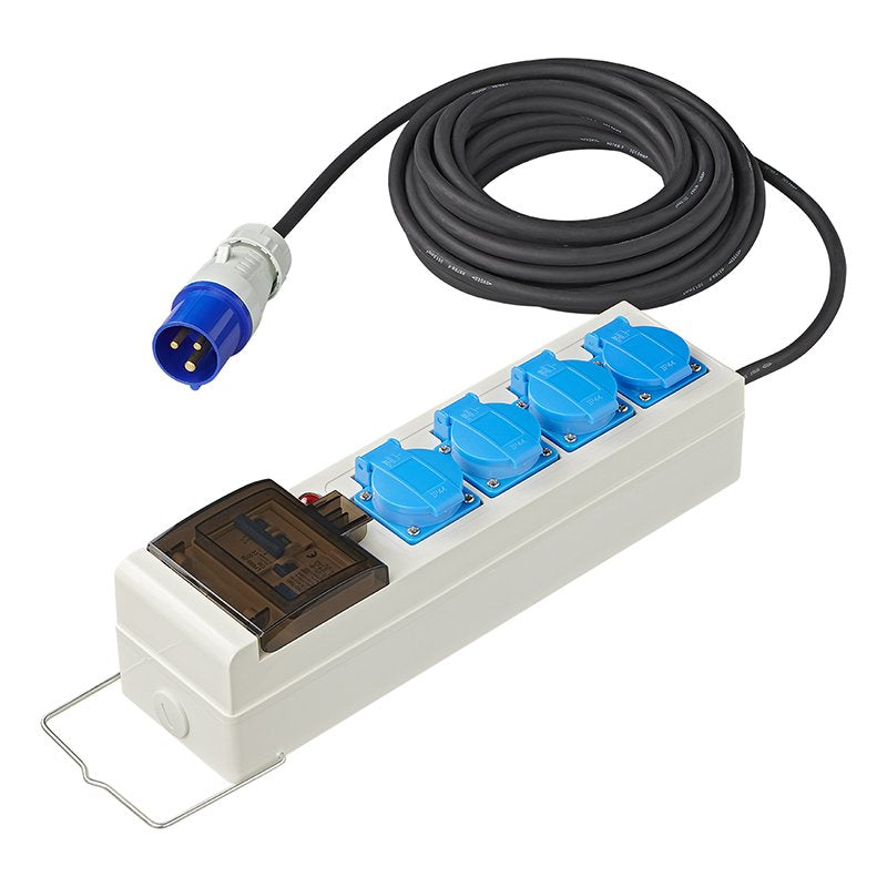 zelt stromanschluss Steckdose CEE 10M mit FI USB 3x Schuko Color:Carbon Smoke Kansas Jayhawks Blue Manta Rear Motor