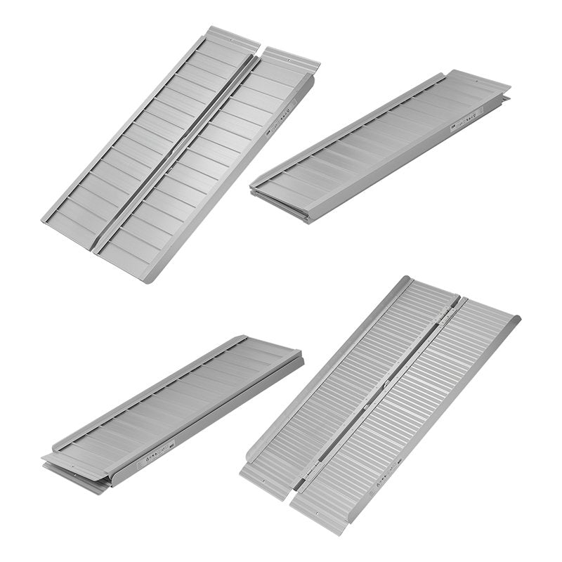 Auffahrrampe Aluminium klappbar für Rollstuhl 122x73cm 270kg
