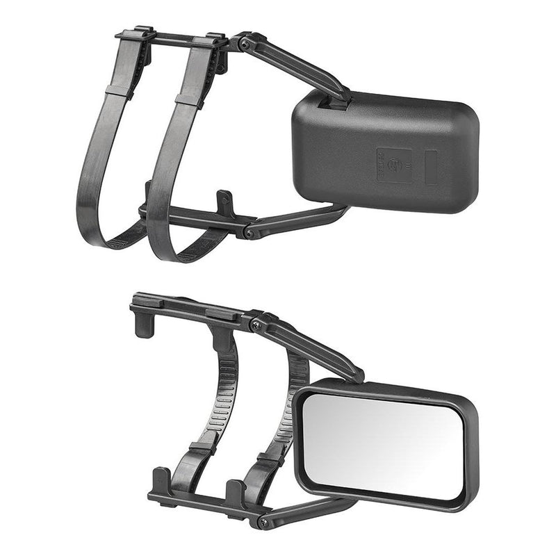 Wohnwagen Spiegel Kompakt mit Flachglas – 330 x 90 mm | E-Typ geprüft & universal passend