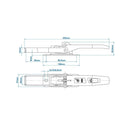 2er Set SPP ZB-05AA Exzenterverschluss –  , 880 daN (880 kg) Zugkraft