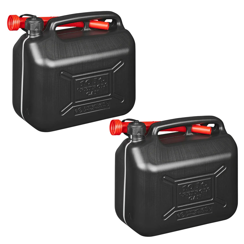 2x Kraftstoffkanister 10L Kunststoff Reserve Diesel Benzinkanister