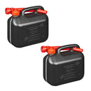 2x Kraftstoffkanister 5L sw Kunststoff Reserve Diesel Benzinkanister