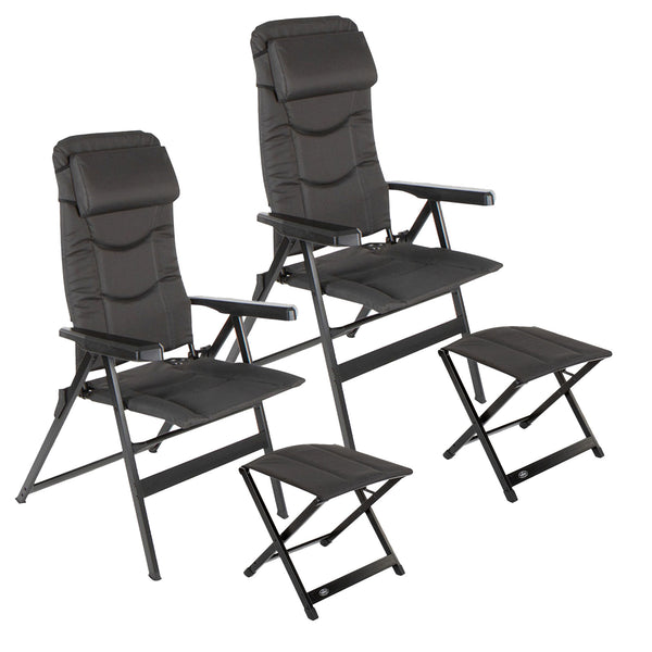 2x Campingstuhl klappbar Klappstuhl Garte