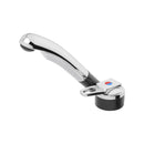 Mischbatterie Keramik Deluxe Ø27 mm – 12V, umklappbar, Chrom/Schwarz, IP67