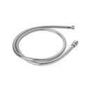 Brauseschlauch Carletta 2 m – Außenanschluss, Chrom, für Wohnmobil & Boot