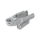 Kugelkupplung Stahl vertikal 2 Löcher quadratisch 70mm 1300kg gebremst – Hochwertige Anhängerkupplung