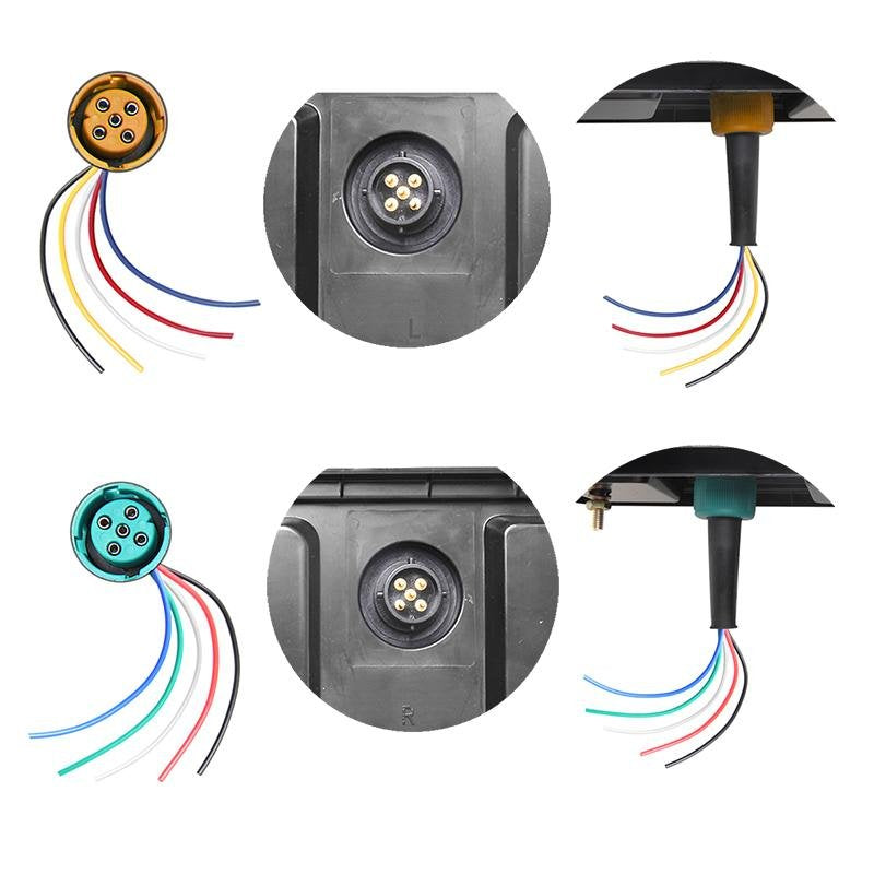Anhänger Anschluss-Set 5-polig – 15cm Kabel für Rückleuchten
