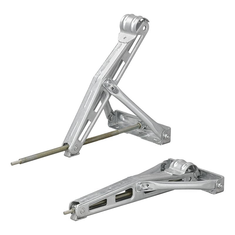 4er Set Ausdrehstütze 1500 kg 619 mm – Stabile Eckstütze für Wohnwagen