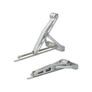 4er Set Ausdrehstütze 1500 kg 677 mm mit Montageplatte – Eckstütze für Wohnwagen