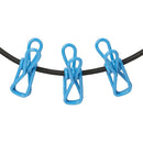 Camping Wäscheleine | 12 Klammern | Haken  | Wäschetrockner | Expander Leine |