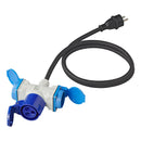 CEE Neopren Adapter CEE auf Schuko Verteiler 200-250V 16A 150cm VDE 3x2,5mm²