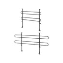 Hundegitter Auto-& Gepäckgitter aus Metall Universal Trenngitter verstellbar 2x2