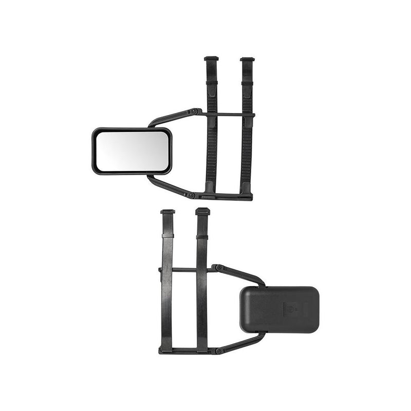 Wohnwagen Spiegel Kompakt mit Flachglas – 330 x 90 mm | E-Typ geprüft & universal passend