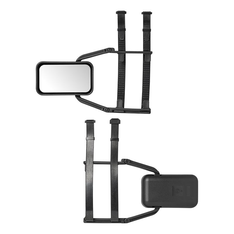 Wohnwagen Spiegel Kompakt mit Flachglas – 330 x 90 mm | E-Typ geprüft & universal passend