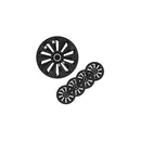 Radblenden Set Ring 16 Zoll - 4 Stück Wohnmobil Wohnwagen Auto Radzierblenden