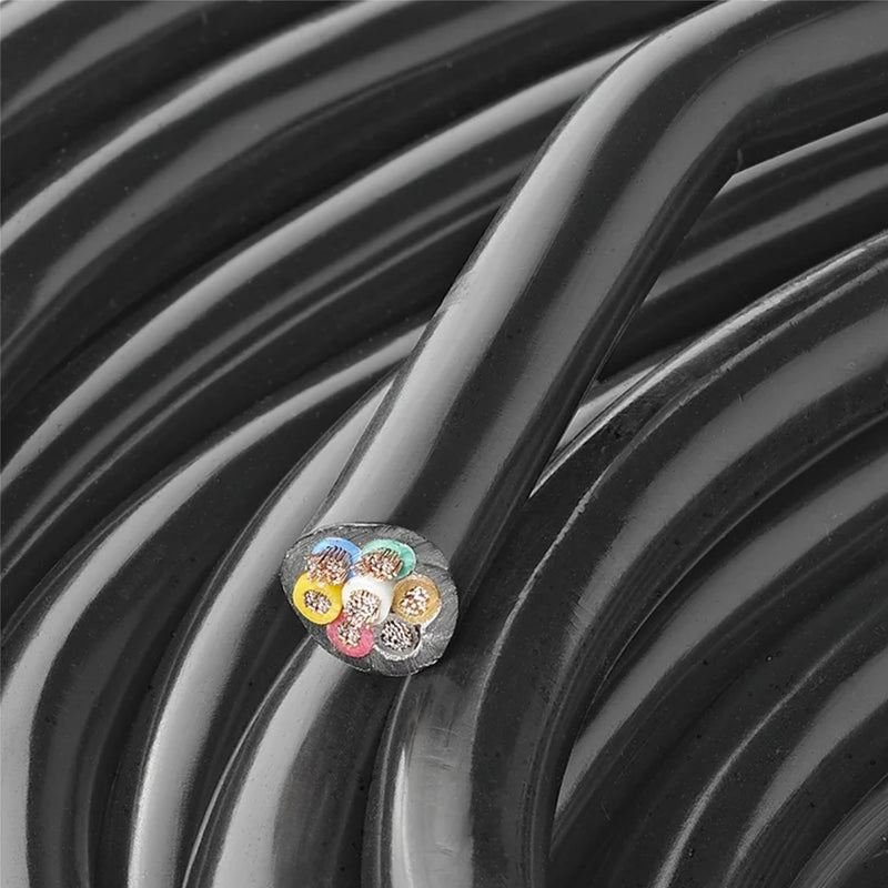 1 Meter Fahrzeugkabel 7x1,5 mm² Fahrzeugleitung Kabel 7 adrig PKW Anhänger Meterware