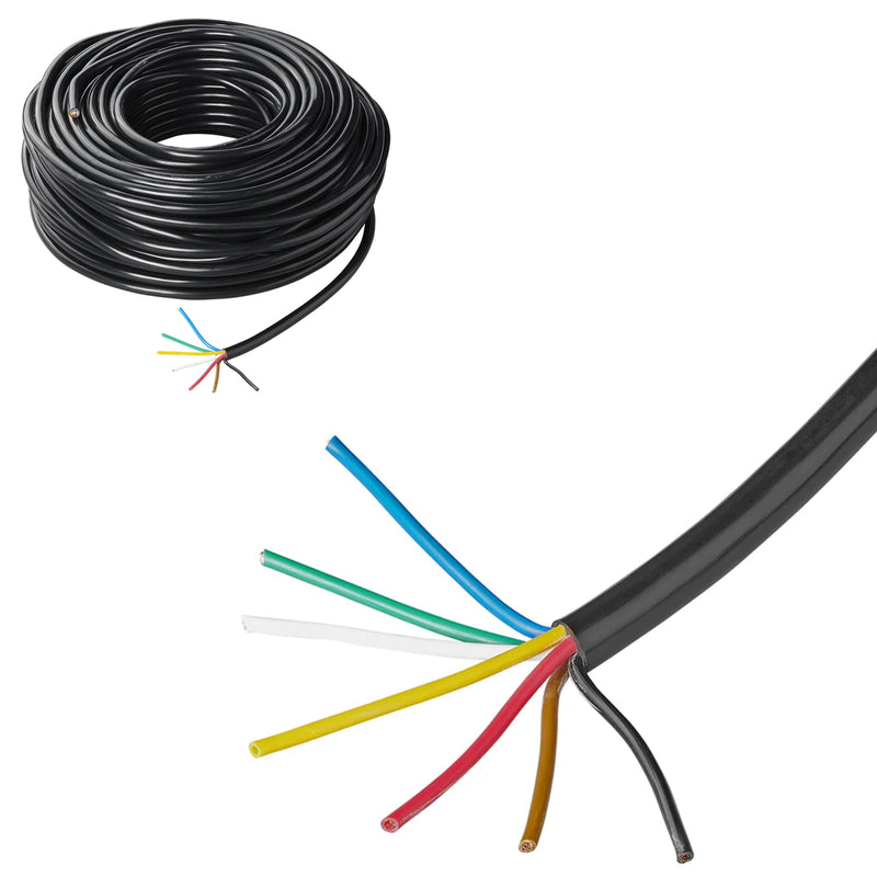 5 Meter Fahrzeugkabel 7x1,5 mm² Fahrzeugleitung Kabel 7 adrig PKW Anhänger Meterware
