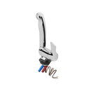 Mischbatterie Keramik Style 12V Ø33 mm – Klappbar, Chrom, für Wohnmobil & Boot