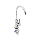 Mischbatterie Keramik R75 12V Ø33 mm – 360° schwenkbar, Chrom, für Wohnmobil & Boot