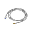 Brauseschlauch Metall 1,5 m – 3/8 drehbar, 1/2 Zoll Anschluss, Chrom