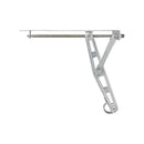 2er Set Ausdrehstütze 1500 kg 677 mm mit Montageplatte – Eckstütze für Wohnwagen