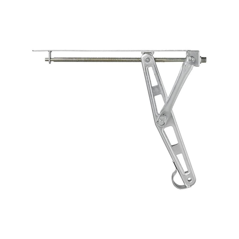 2er Set Ausdrehstütze 1500 kg 677 mm mit Montageplatte – Eckstütze für Wohnwagen