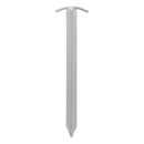 10x Zelthering 30 cm Verzinkter Stahl T-Profil