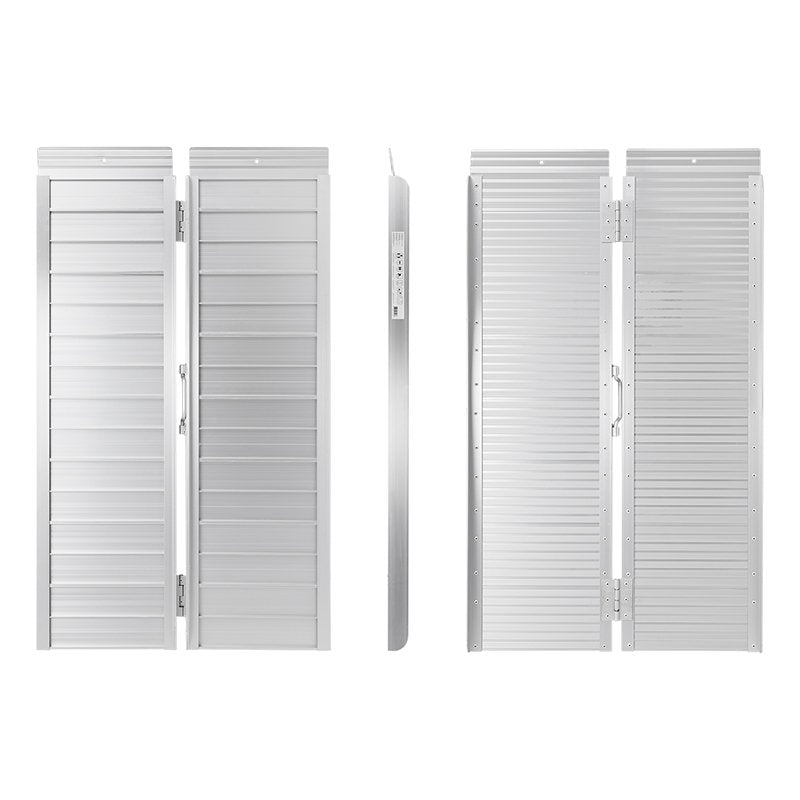 Auffahrrampe Aluminium klappbar für Rollstuhl 122x73cm 270kg