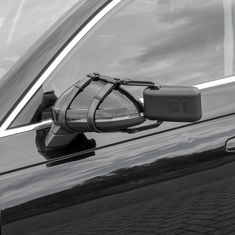 Wohnwagen Spiegel Kompakt mit Flachglas – 330 x 90 mm | E-Typ geprüft & universal passend
