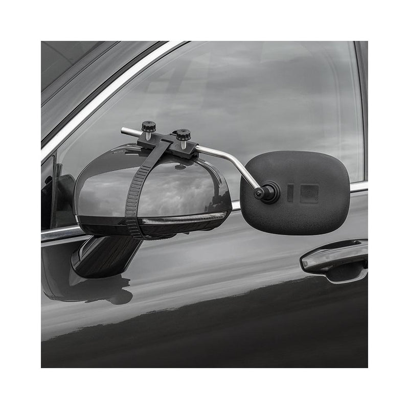 Wohnwagen Spiegel konvex 410 x 140 mm – Universeller Rückblickspiegel mit Gummibefestigung