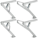 4 Stück Ausdrehstütze links und rechts 860 kg kompakt Stütze Caravan Eckstütze